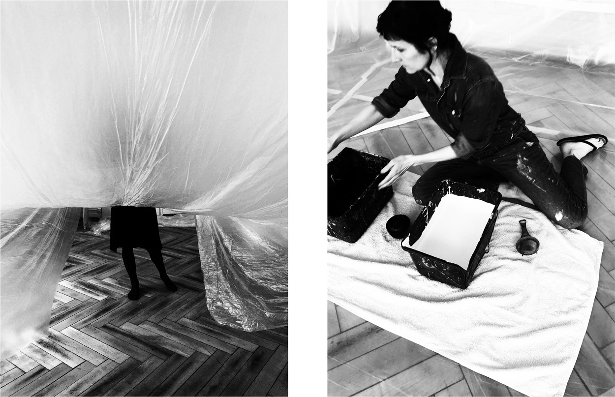 Miriam Bossard Project - Form is Emptiness - Art in public space / painting