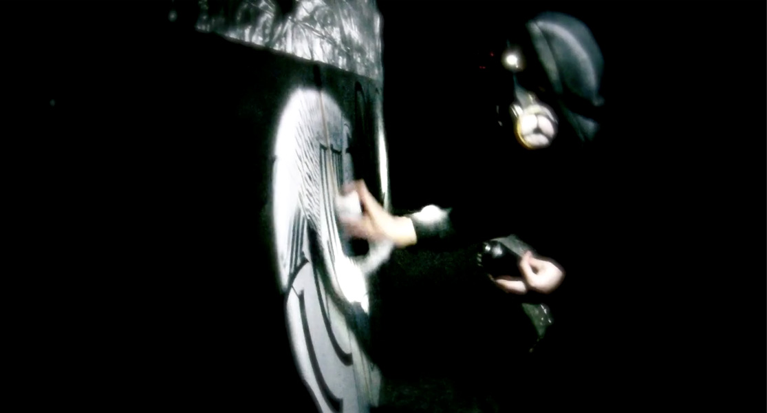Miriam Bossard Project - Aerosol Experience - Painting performance
